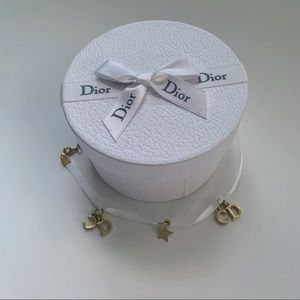 Authentic Dior Charm Ribbon Bracelet NEW IN BOX